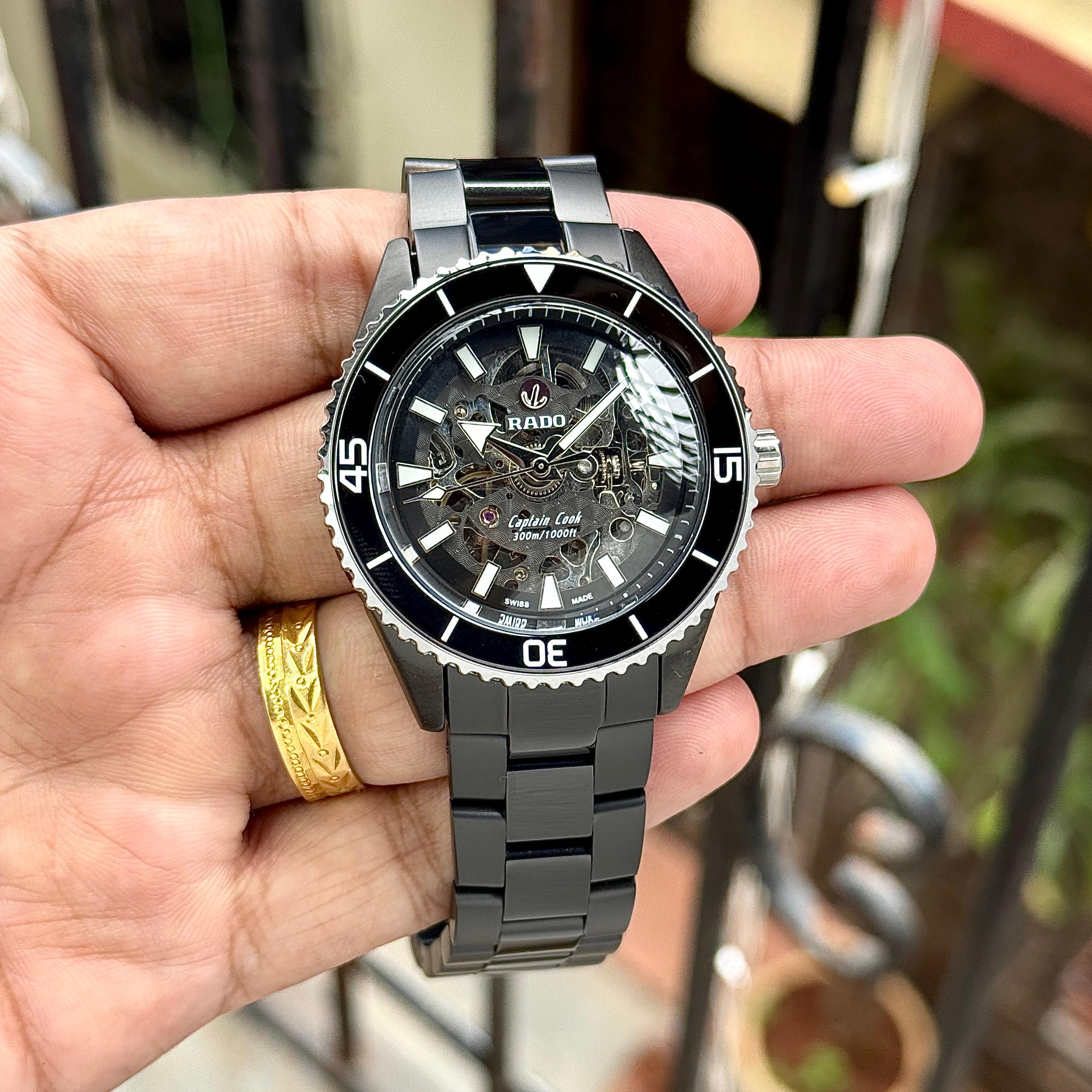 RADO Captain Cook – Limited Edition Skeleton Dive For Men Replica Watch